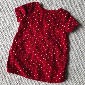 BabyGap / size 6-12M hearts dress